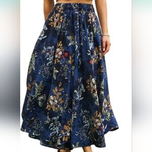 NWT: Small Maxi Skirt for Women with Pockets Long Midi Length